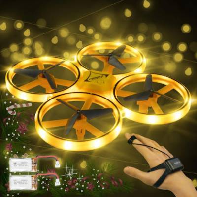 Hand Control RC Drone with Lighting – Tracker Drone, best gift for kids