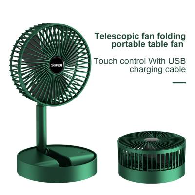Mini Foldable Telescopic Fan USB Rechargeable Portable