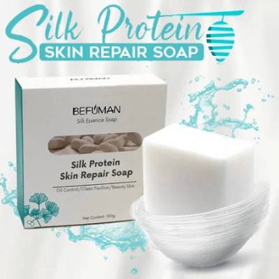 (1 Pis) Silk Protein Skin Repair Soap